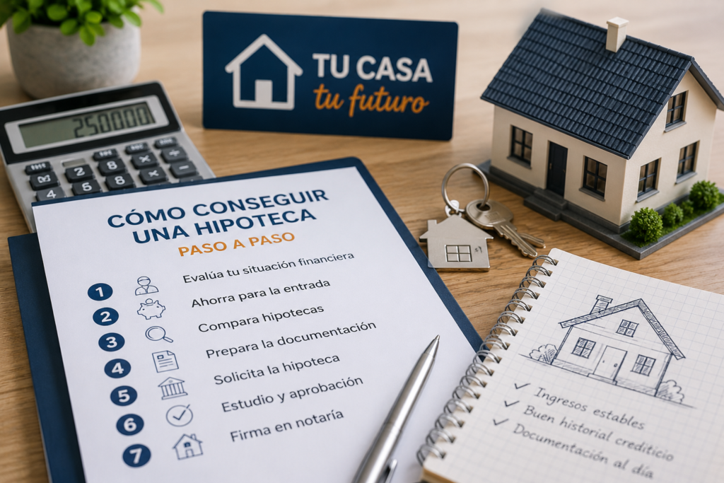 Cómo conseguir una hipoteca paso a paso